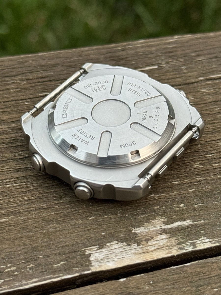 Casio DW-3000 1985 Rare Vintage Divers “The Tank” LCD Wrist Watch