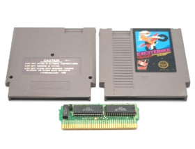 Excitebike NES (Nintendo Entertainment System, 1985) AUTHENTIC TESTED WORKS!