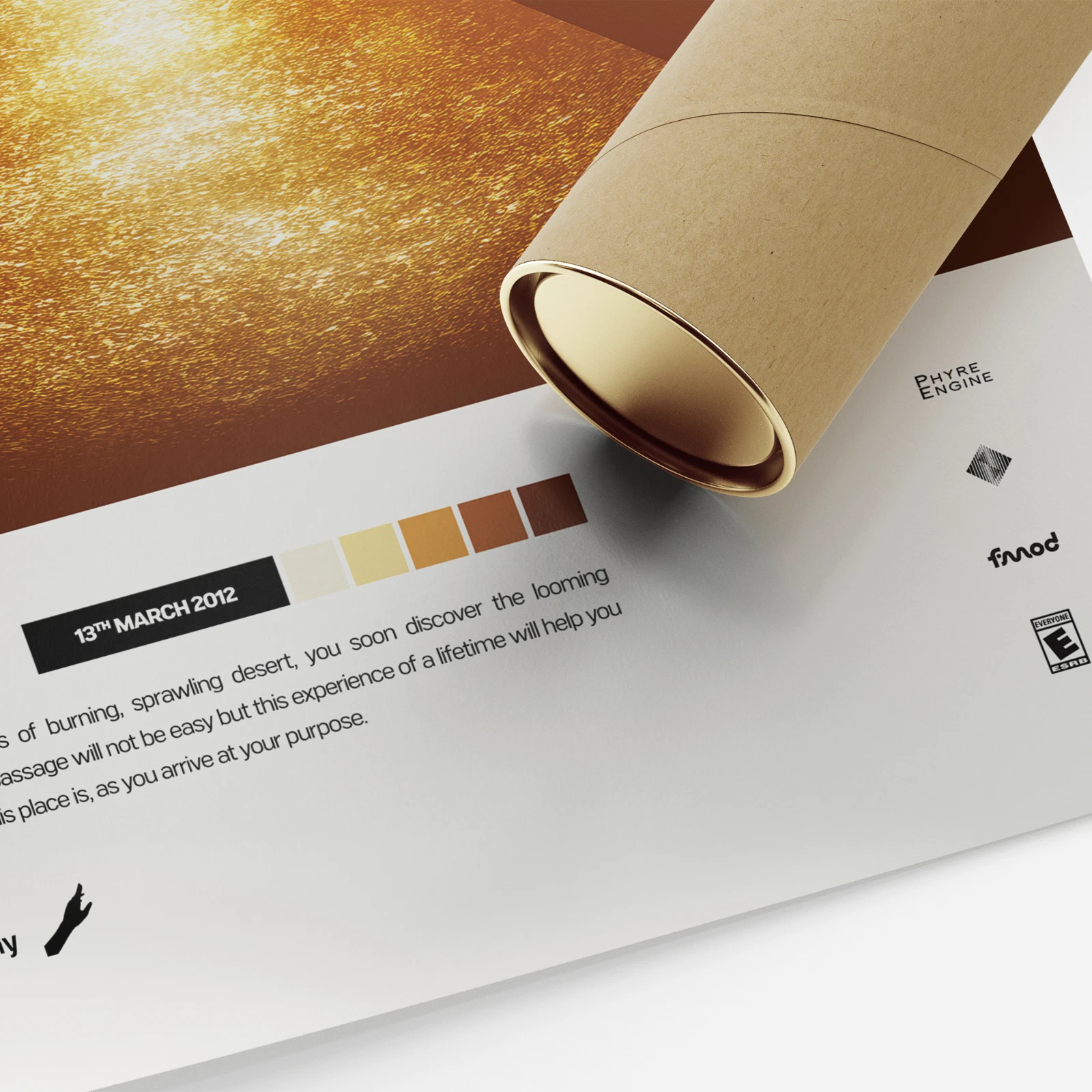 Journey 2012 Video Game Art Poster Vertical Print