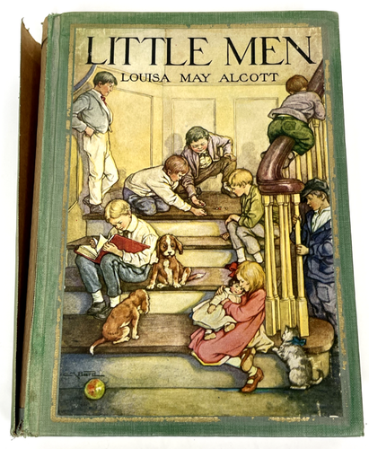 Vintage LITTLE MEN by Louisa May Alcott 1928 Hardcover First Edition ...
