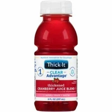 Thickened Beverage Thick-It Clear Advantage Cranberry Flavor Ready to Use N Coun