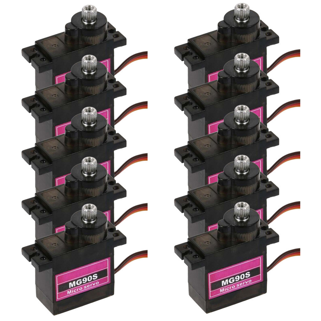 4pcs MG90S 9g Metal Gear Digital Micro Servos for 450 RC Helicopter Plane Boat Car