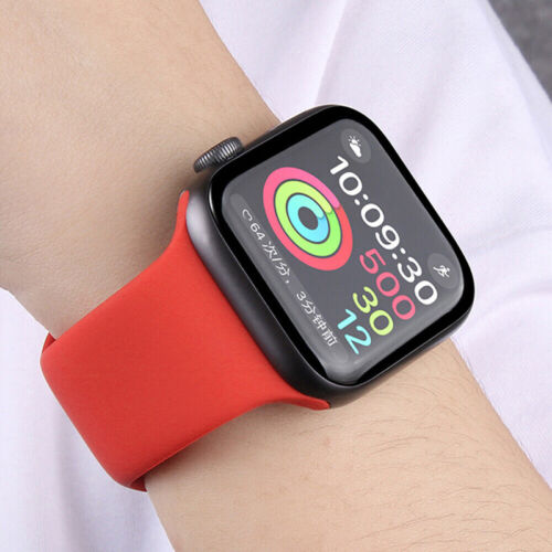 Cinturino Silicone Sport 40/44/41/45/49mm per Apple Watch Serie 9 8 7 6 5 4 SE - Foto 6 di 69