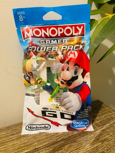 SEALED Monopoly Gamer LUIGI Power Pack Nintendo Hasbro Gaming | FREE POSTAGE