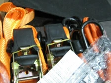 Cartman Rachet Tie Down + Straps + Bungee Cord with Bag 12pk set New Damaged Box