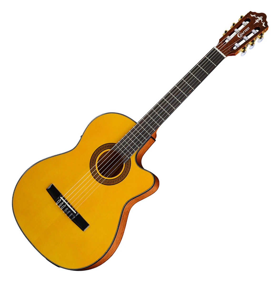Crafter KSN 2850 SP Plus Yellow Classical Guitar Engelmann Spurce