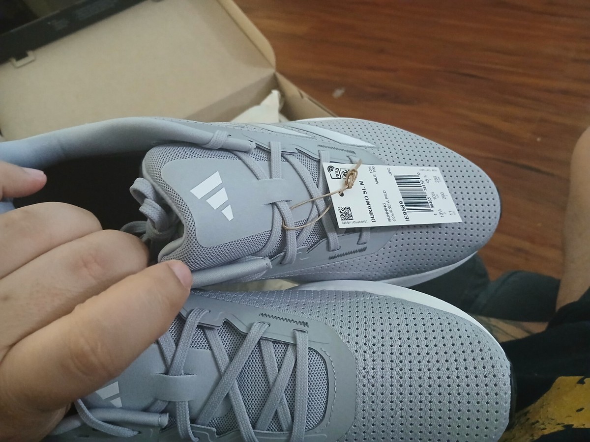 adidas Duramo SL Men\'s Size 11 Halo Silver Grey New With Tags Size 11 - adidas Duramo SL Halo Silver | eBay main image 2