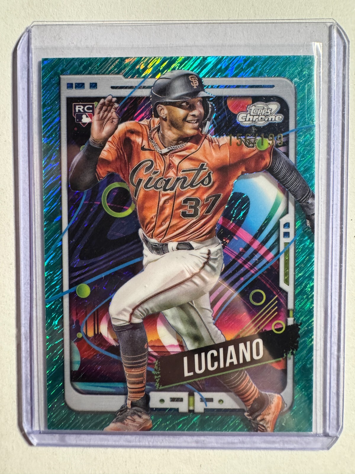 K309,116 - 2024 Topps Cosmic Chrome Aqua Equinox #99 Marco Luciano #/199