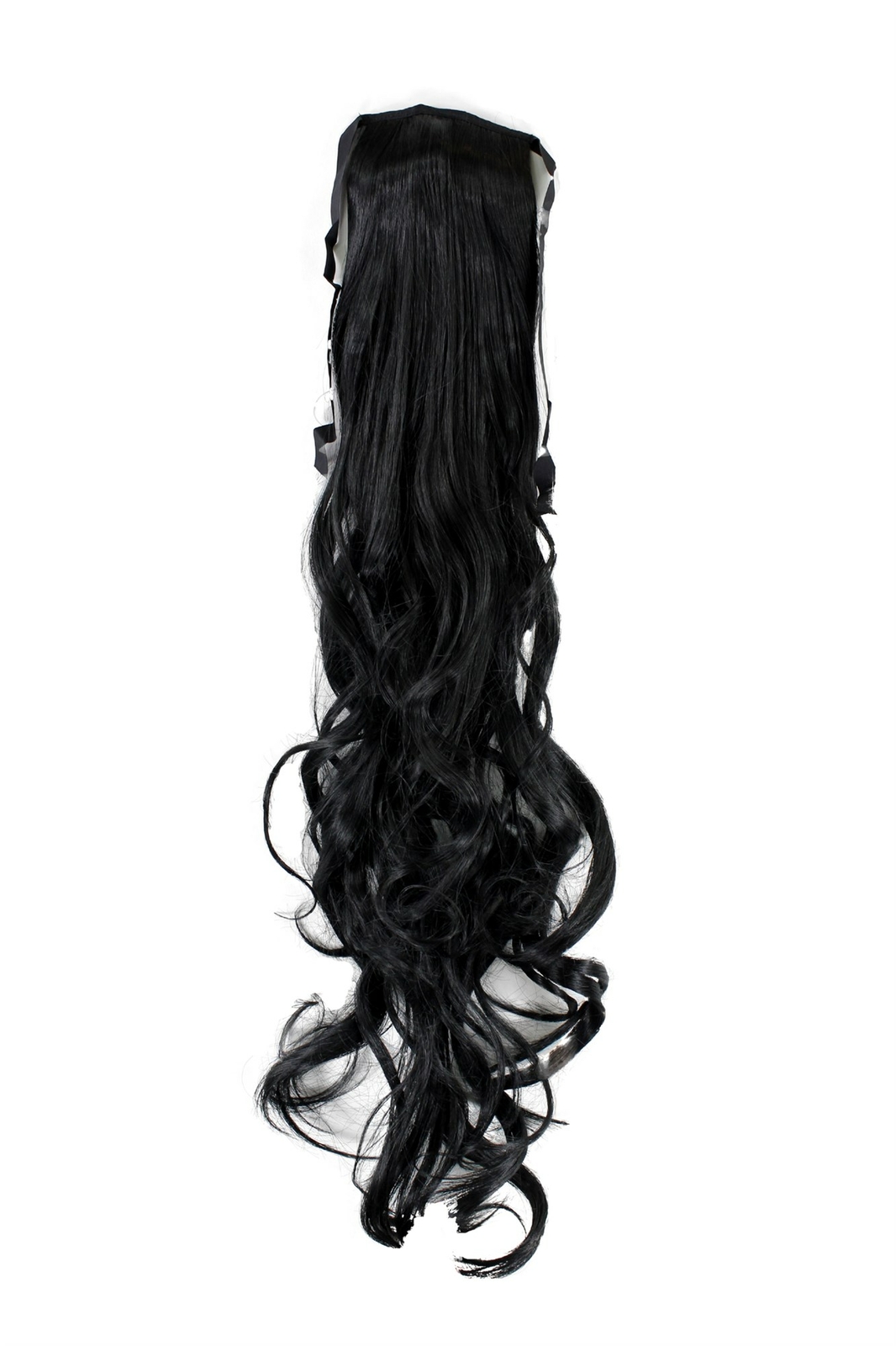 Wavy Black Hairpiece 63 Befestigung: Comb + Headband YZF-1094HT-1 New