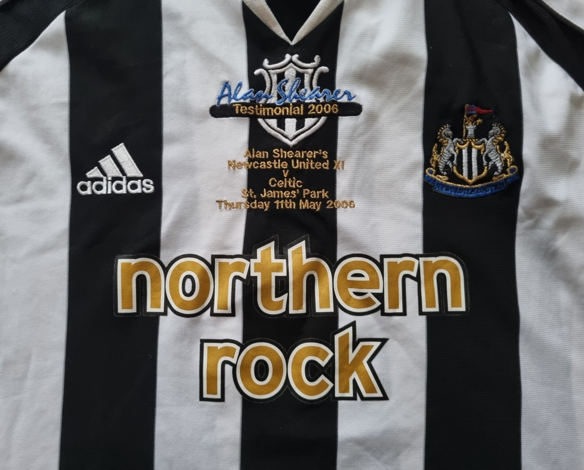 Newcastle United 2005 - 2007 Home Adidas Testimonial 2006 shirt #9