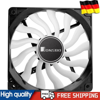 JONSBO 12020 PC Case Fan 120mm Silent Desktop Chassis CPU Cooler Fan 4Pin 3Pin