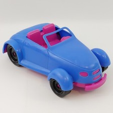 Vintage Processed Plastics Co. ROADSTER Blue w/Pink 8" Long USA Made #16850 HTF