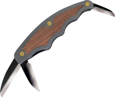 Flexcut Tri-Jack Pro Multi-Tool High Carbon Steel Blades Aluminum/Wood Handle