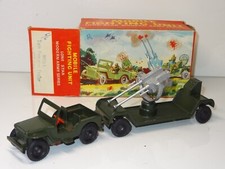 LONE STAR LONESTAR MFU1 TWIN POM POM TRAILER & JEEP (396)