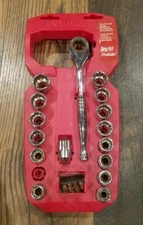 Husky 12 Point Pass Through Thru Socket Set New Incomplete