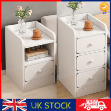 Home Bed Side Cabinet Bedroom Storage Drawer Shelf Nightstand Side Table Modern