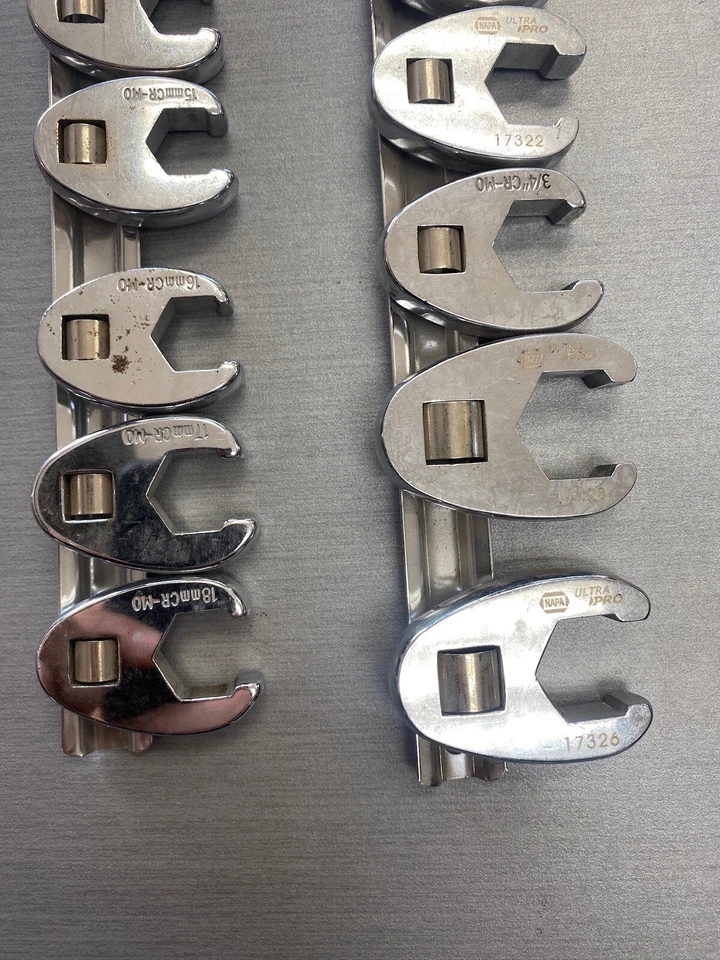 Набор гаечных ключей ULTRAPRO Crowfoot — 10 штук — метрические - Изображение 3 из 3