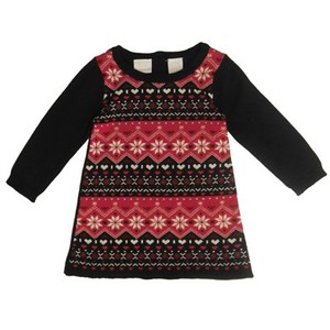toddler girl red sweater dress