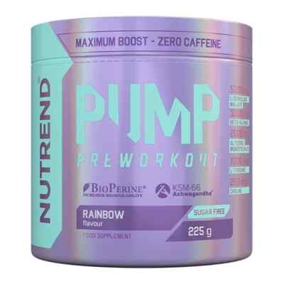 Nutrend Pump Rainbow 225g / 15 serv 09/27 + Samples