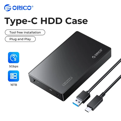3.5 Inch HDD Case Enclosure SATA to USB 3.0 Hard Disk Box 2.5'' 3.5" SSD ORICO