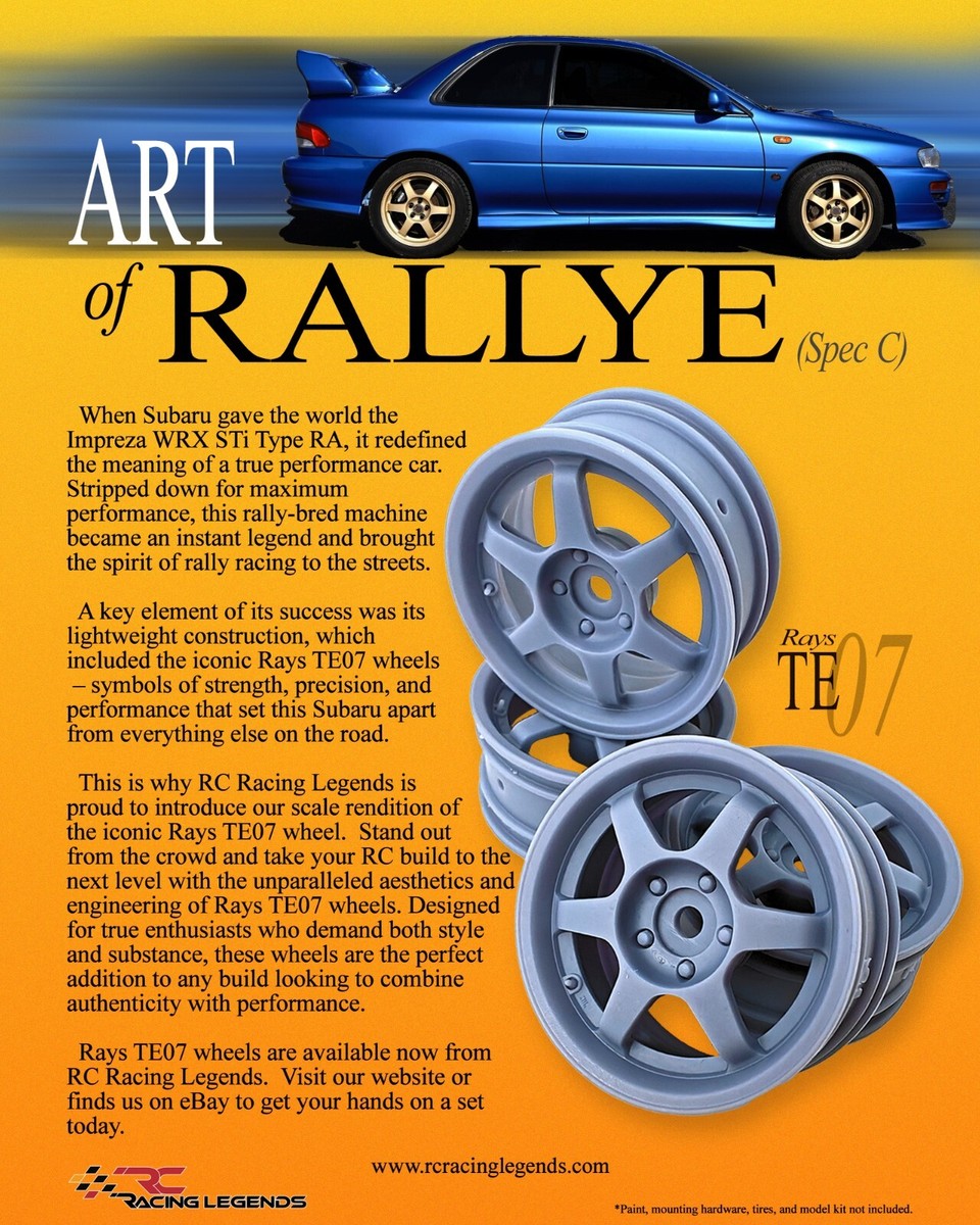 gc8 インプレッサ wrx sti rays te07 16インチ