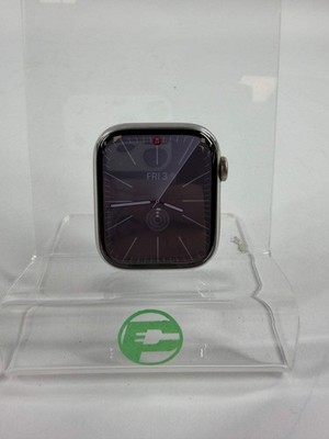 Unlocked Apple Watch Series 8 45MM Silver Stainless Steel n/a MNKG3LL/A