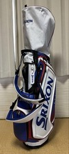 Srixon sacca da golf caddy caddie bag rara supporto tipo bianco/blu/rosso...