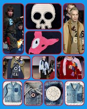 Fake London Genius Stonewashed Denim Jacket Medium Made In Italy Rare 1998 VGC