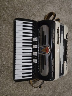 Vintage Italian Made Nazzareno 41 Key 120 Bass Piano Accordion W/Case S/N0273
