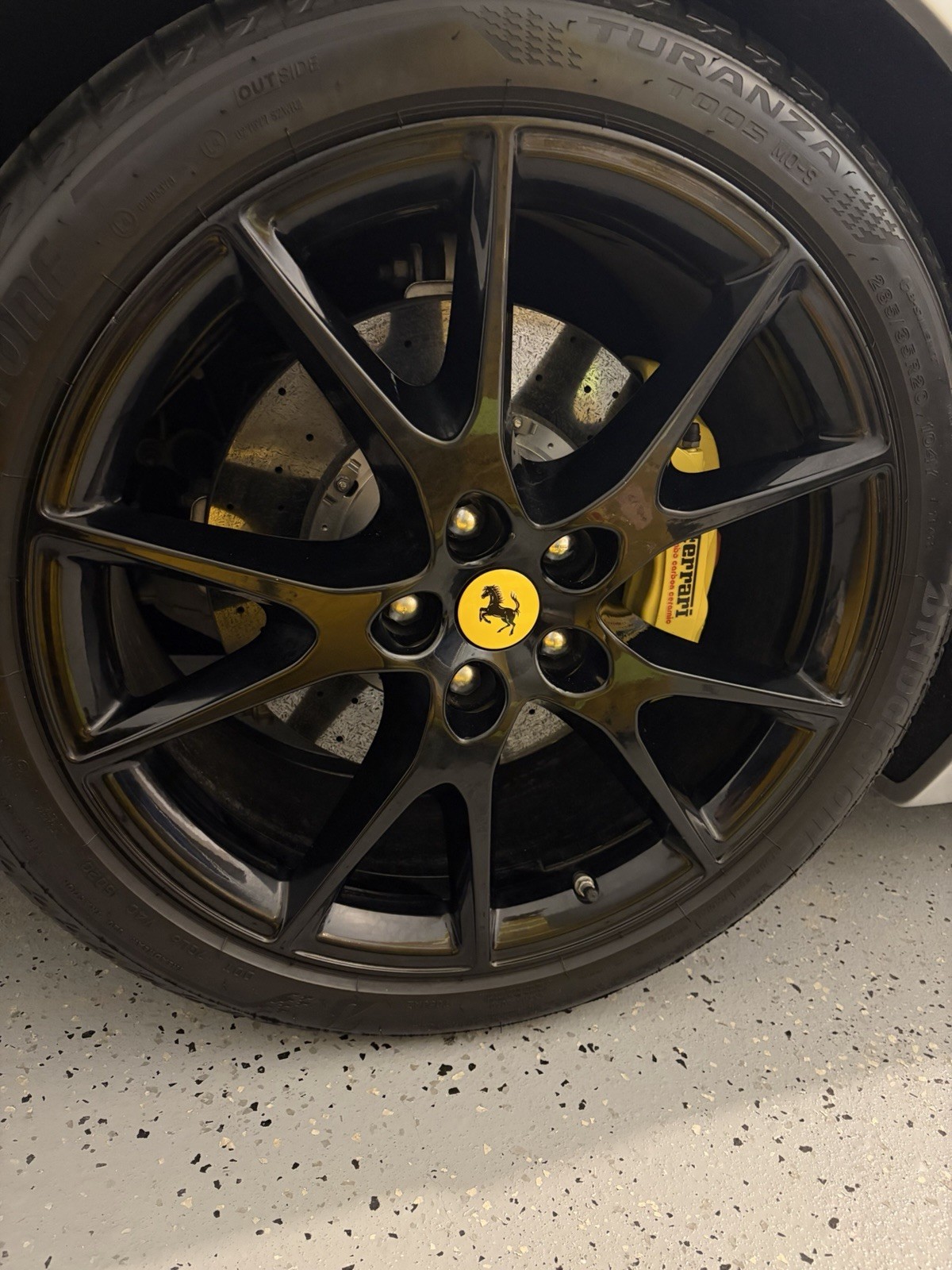 Ferrari California Black Gloss Wheel Set Of 4