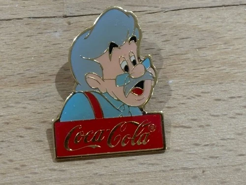 DISNEY COCA COLA COKE GEPPETTO PINOCCHIO PIN PINS