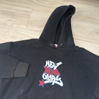 New Found Glory Hoodie Mens XL Black Retro Grunge Band Punk Rock Vintage Tour