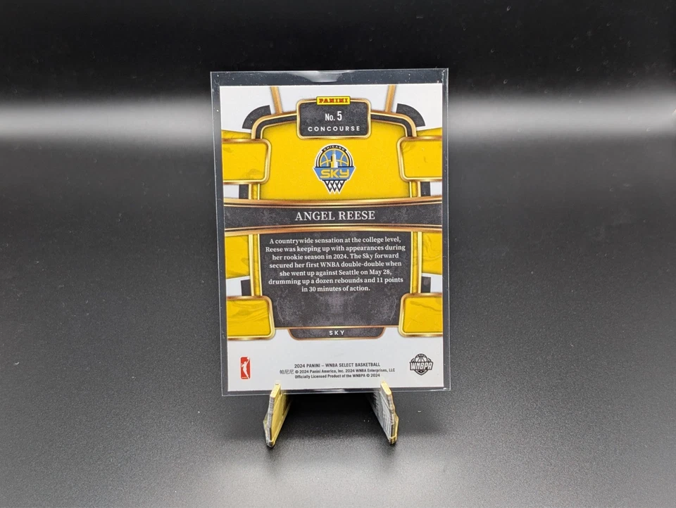 2024 Panini WNBA Select Basketball ANGEL REESE #5 Rookie Concourse RC - Image 2 of 2