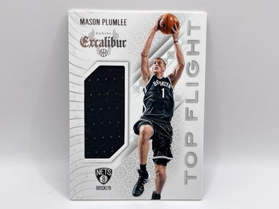 Mason Plumlee 2014-15 Panini Top Flight Excalibur Game Used Jersey Patch