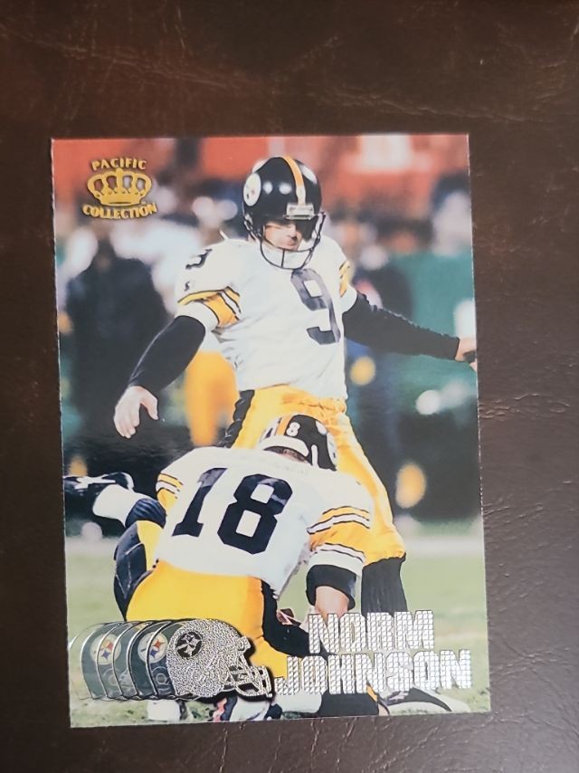 1997 Pacific Crown Collection - Silver Norm Johnson Pittsburgh Steelers #327