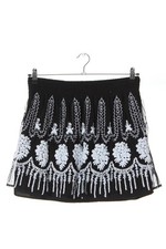 ZARA WOMAN Gonna a vita alta Donna Gonna Taglia IT 44 nero-bianco stile casual