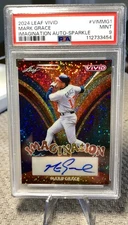 2024 Leaf Vivid Baseball Imagination MARK GRACE 3/10 PSA 9 POP 1 (Of All Grades)