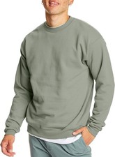 Hanes Men's Sweatshirt, EcoSmart Fleece Crewneck Sweatshirt, Big  Tall Availabl