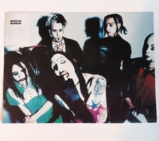 MARILYN MANSON~ORIG 1996 POSTER~VINTAGE FULL PAGE PRINT MAGAZINE PINUP CLIPPING