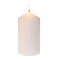Idena Stumpenkerze Weiß 70 X 130 Mm Wachs SäUlenkerzen Blockkerzen Adventskerzen