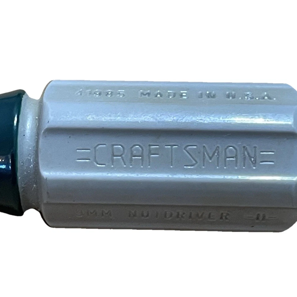 Vintage Craftsman 9mm Nut Driver 41985 Hollow Shaft Made In USA Tool NOS New - Image 4 of 4