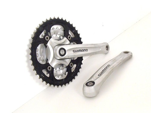 Shimano Deore FC-M440 Pedali Set Di Pedali 170Mm 44-32-22 Cube Trek - Foto 3 di 14