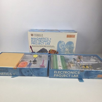 Vintage University of Cambridge Magnetics + Electronic Project Lab Kit Science