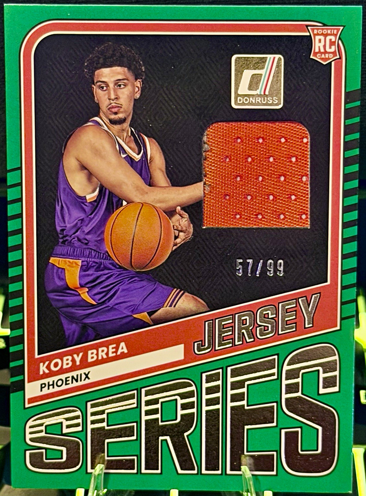 Panini Donruss 2025-26 Koby Brea Phoenix Suns Jersey Series #JS-KBY RC /99