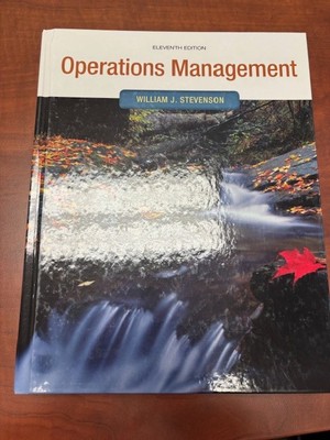 BRAND NEW - Operations Management / 11th  edition /  by William J. Stevenson /