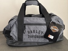 Zaino Harley Davidson robusto twill convertibile borsone grigio erica nuovo con etichette