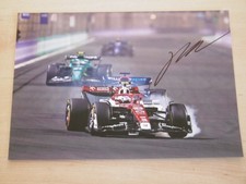 Zhou Guanyu "Alfa Romeo Sauber 2023" autograph signed 20x30 cm picture