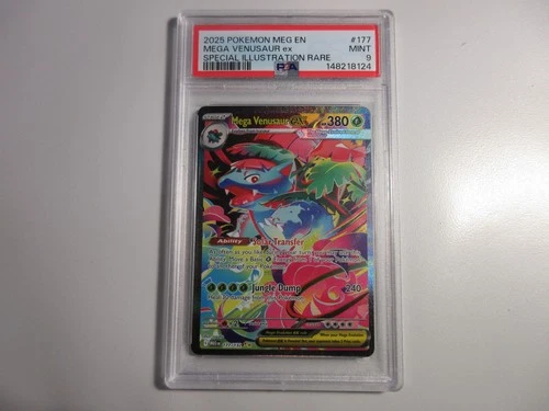 PSA 9 Mega Venusaur EX Special Illustration Rare Mega Evolution