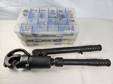 Burndy Hypress Y35 Manual 12 Ton Hydraulic Crimping Tool Freshly Rebuilt w/ Dies