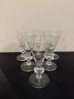Steuben Signed Crystal 7737 Set of 6 Water Goblet Glasses